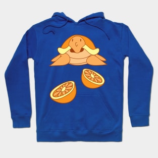 Orange Citrus Turtle Hoodie